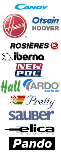Candy, New Pol, Hoover, Otsein Hoover, Rosieres, Sauber, Hall, Pretty